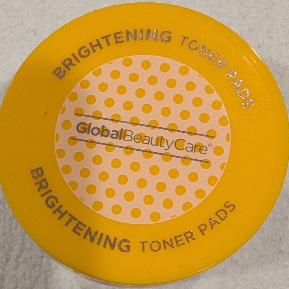 Global Beauty Care Brightening Toner Pads 40ct Glycolic Lemon Honey NWOB
